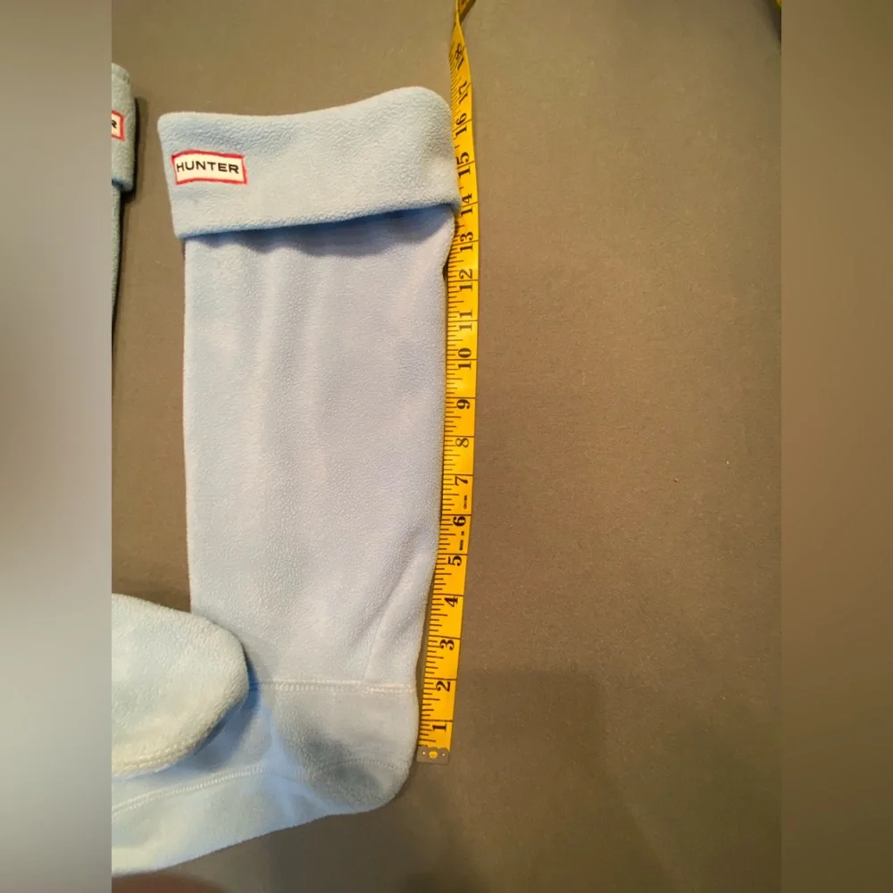 Hunter‎ Tall Welly Socks light blue: Tall: size ML 8-10(F), 7-9(M), Unisex